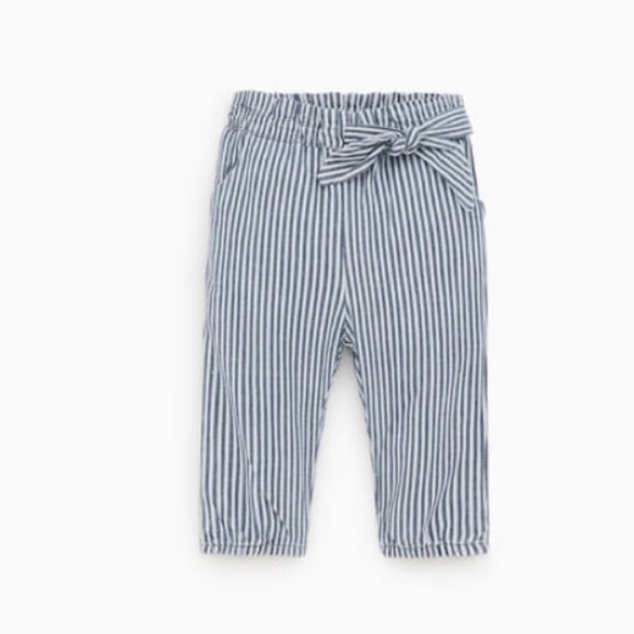Zaragirl Flowy Striped Pants - Picture 1 of 1
